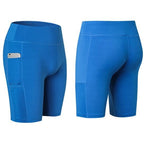 Women’s Stretch Yoga Shorts with Phone Pocket